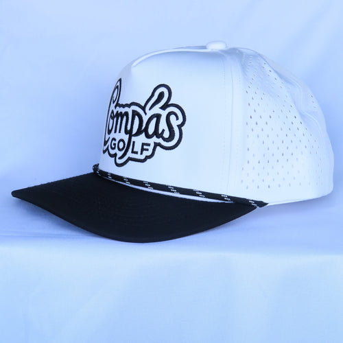 Compás Classic | Rope Hat - White / Black