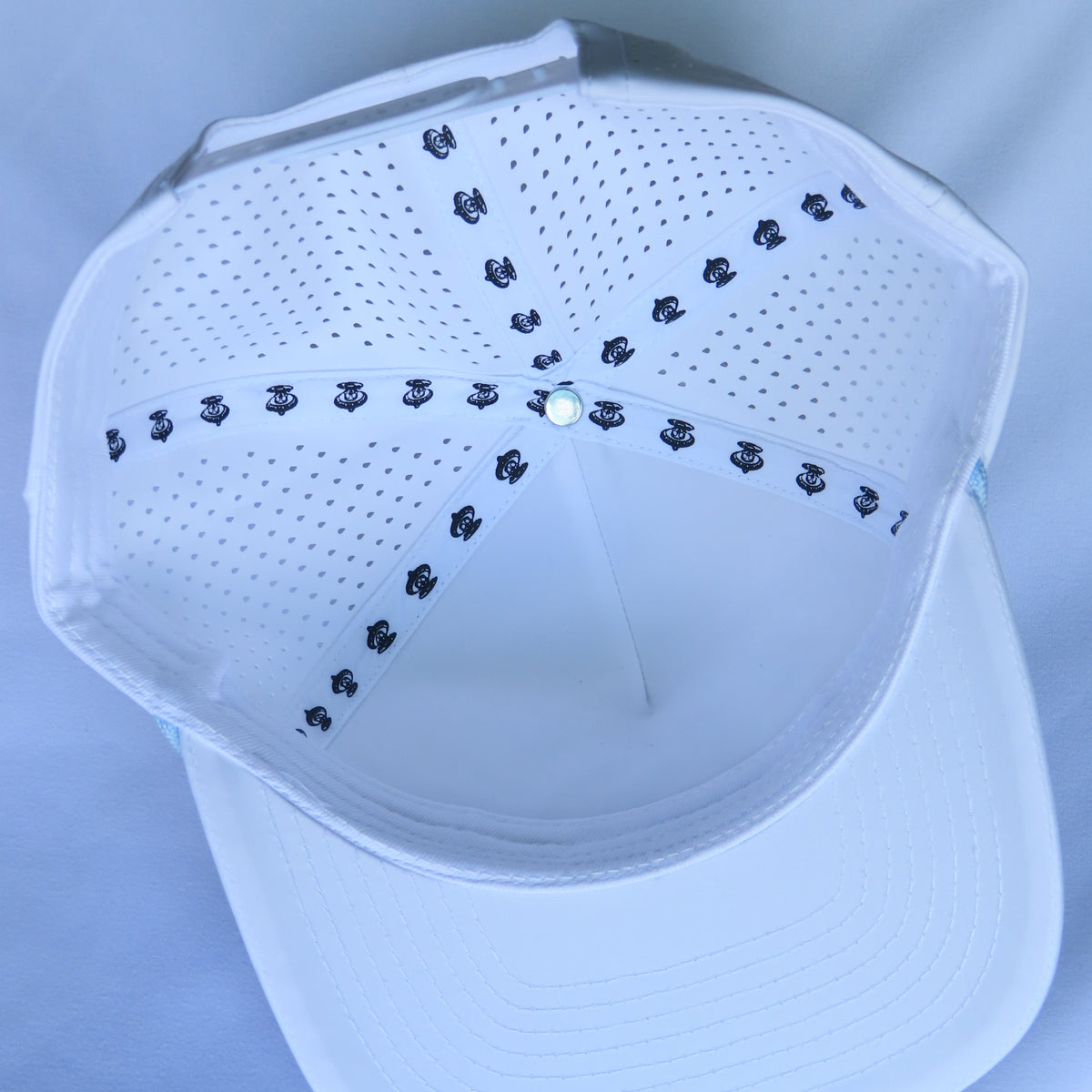 Cielo Blue | Rope Hat - White / Sky Blue