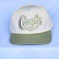 Campo Verde | Rope Hat - Cream / Olive Green