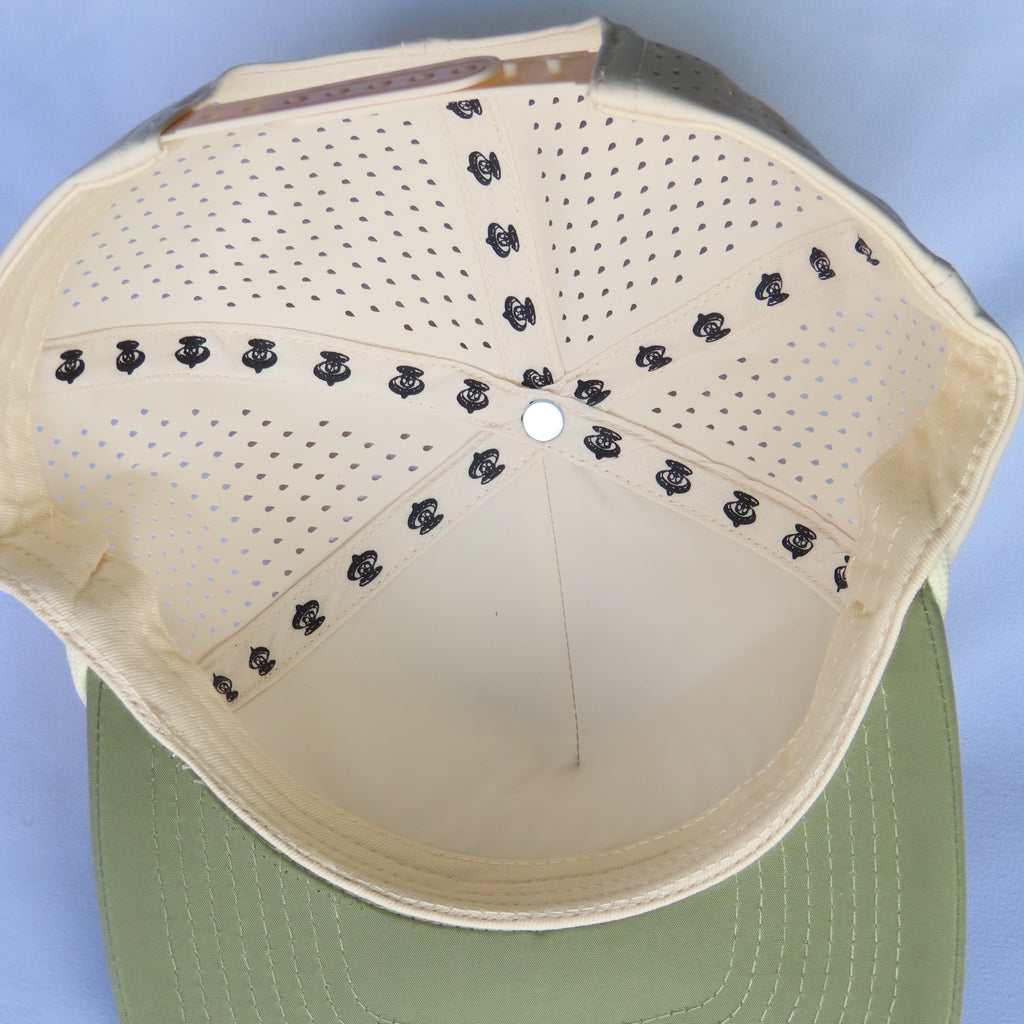 Campo Verde | Rope Hat - Cream / Olive Green